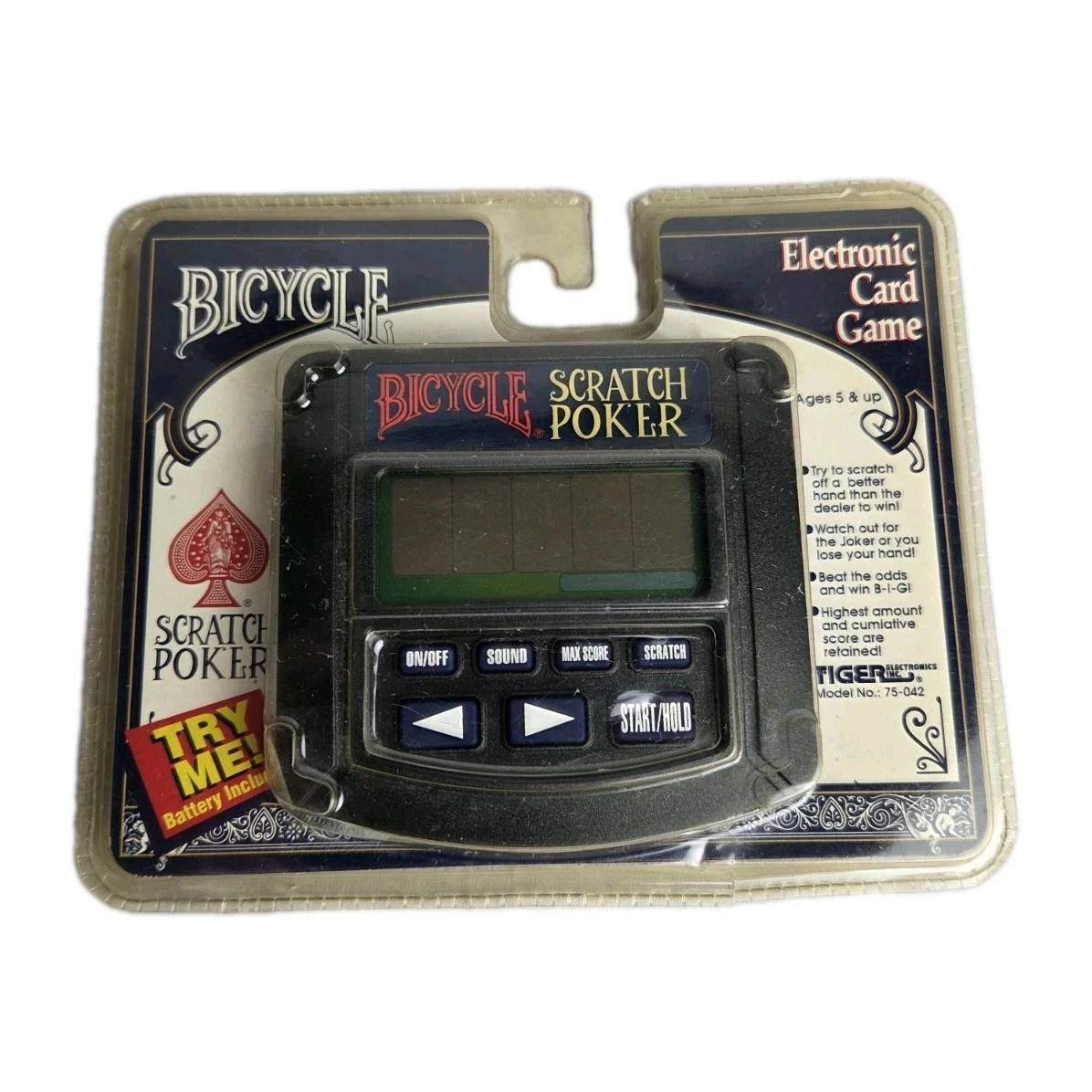 Tiger Poker Handheld Electronic Game Electronic Games for sale | eBay