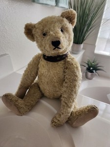 STEIFF RARE 1930/40s~ BLOCK BUTTON TEDDY~CHARMING ANTIQUE 16" BEAR~READY TO LOVE