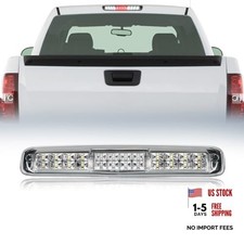Third Brake Light with Dual-Row Leds for 1999-2006 Chevy Silverado Chrome-T2