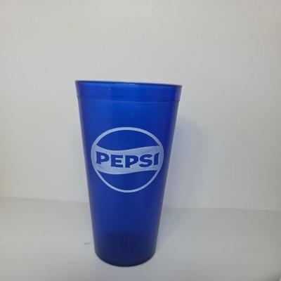 Pepsi glass 20 OZ Pepsi logo blue plastic tumbler glasses | eBay