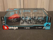 Bburago Mercedes AMG 2024 F1 W15 1/43 Scale Diecast Model Lewis Hamilton 44 63