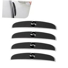 4PCS Car Door Edge Guards, Universal Car Door Protector, Auto 4 PCS Black