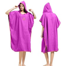 Hiturbo Microfiber Surf Poncho, Wetsuit Changing Bath Robe, Quick Dry Pool Sw...