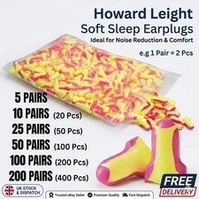 Howard Leight Laser Lite Ear Plugs Work Sleep Snoring Noise Cancelling Earplugs