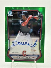 DAURI FERNANDEZ Bowman Chrome 2026 Green Lava Refractor /99 Auto