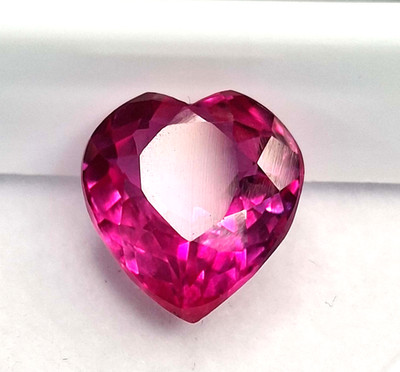 Natural Pink Sapphire Heart Cut 6-8 Ct Certified Loose Gemstone RK142