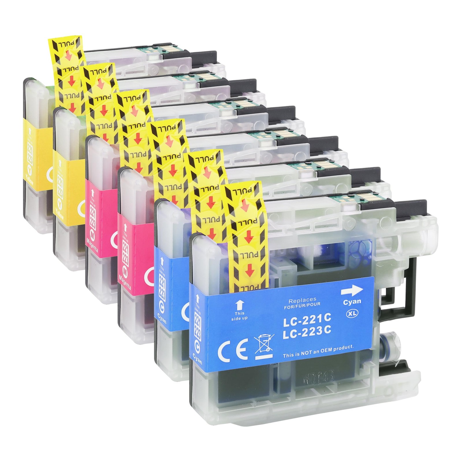 Cartouche LC223 compatible Brother pour corriger les impressions ternes à la maison