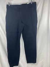 Old Navy Pixie Black High Rise Never Fade Chino Ankle Pants Women's 14