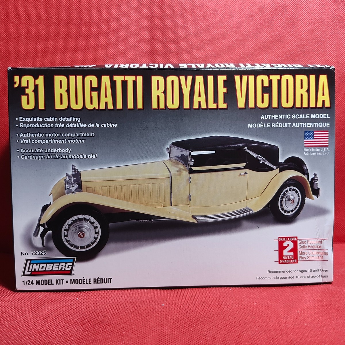 Set Brake Lights 1931 Bugatti Victoria 1:24 scale model car
