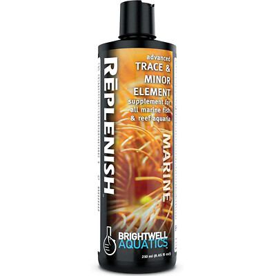 Brightwell Aquatics Replenish 250mL Marine Aquarium Trace & Minor Elements
