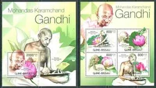 Mahatma Gandhi - Indian Leader on stamps  MNH** SN.
