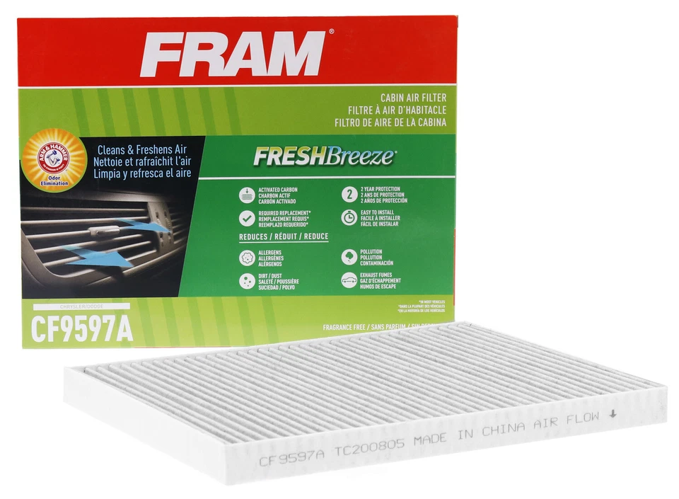 Filtro de aire de cabina para Plymouth Grand Voyager 2000 Fram Foto 4 de 4