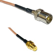 RG316 DVB TV Pal Male to RP-SMA FEMALE RF Cable Rapid-SHIP LOT