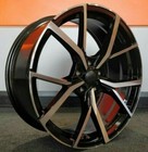 x4 18 Vw Estoril Style Alloys Black MF VW Tiguan Scirocco Audi Q2 Q3 8J Et35