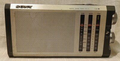 Vintage Sony ICF-J1 Radio Rare.  As is sales