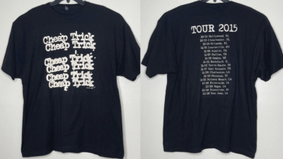 Cheap Trick Repeat Tour Double Sided T Shirt Full Size S-5XL BE2514