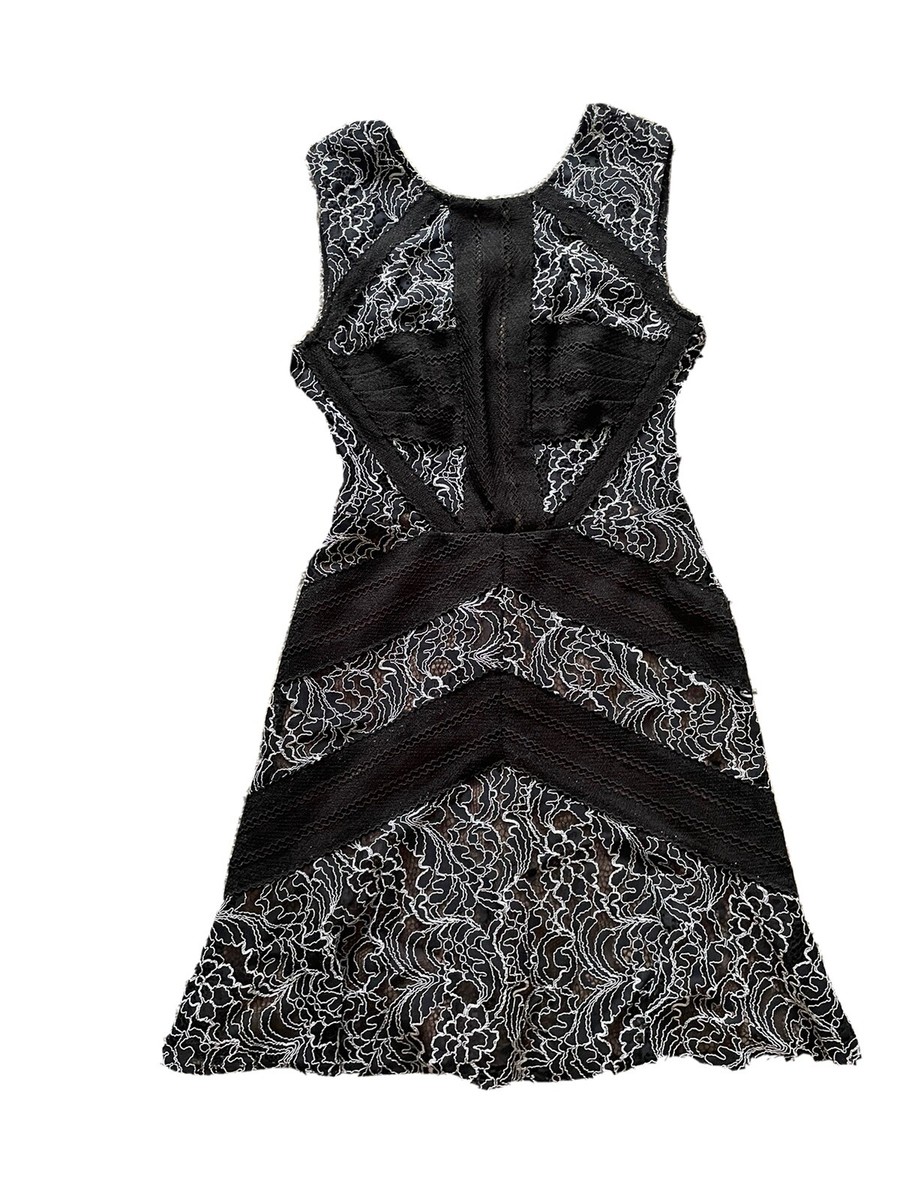 BCBGMAXAZRIA Black Lace Dress