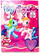 Hasbro My Little Pony Party Invitation Set Book 12 Invites  Envelopes Stickers