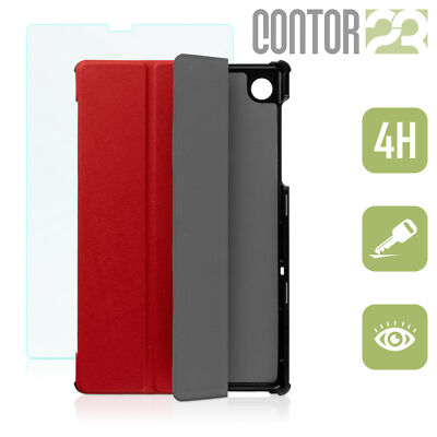 Smarte Schutzhülle Tasche Schutzfolie ROT für 10.3'' Lenovo Tab M10 FHD Plus