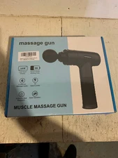 Muscle Massage Gun with LCD Touch Display ~ 6 Different Massage Heads ~ 30 Speed