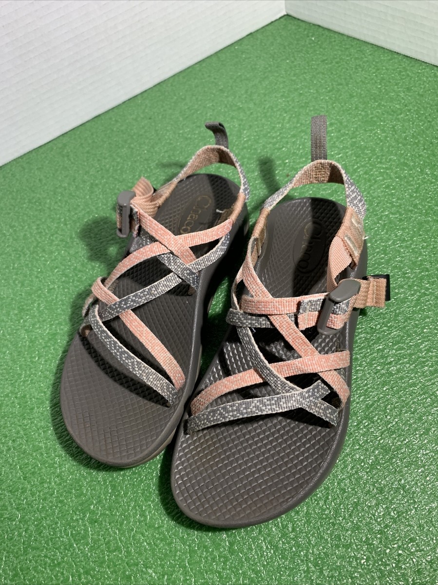 Chaco Little Kids ZX/1 EcoTread Sandal Vegan Pink Burlap
