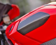 Strauss Yamaha R1 R1M Carbon Fibre Tank Sliders 2015-19 - Satin