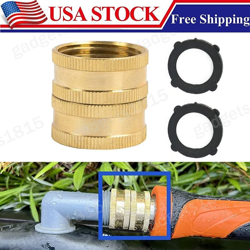 Solid Brass Garden Hose Adapter 3/4