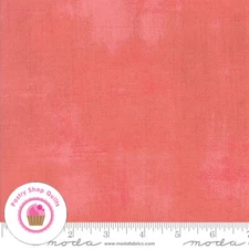 Moda GRUNGE 30150 534 Mango Orange Salmon BASIC GREY Quilt Fabric