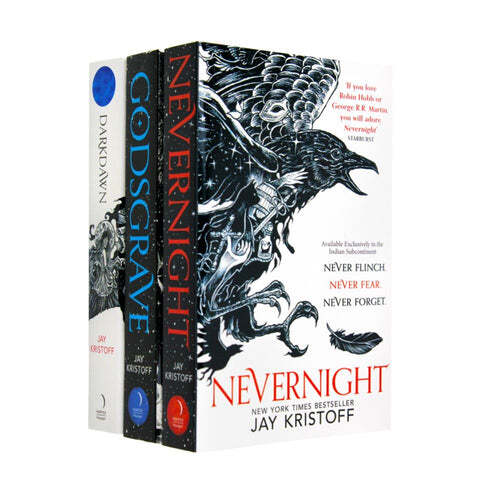 Nevernight Chronicle Series 3 Books Complete Collection Set Darkdawn, Godsgrave