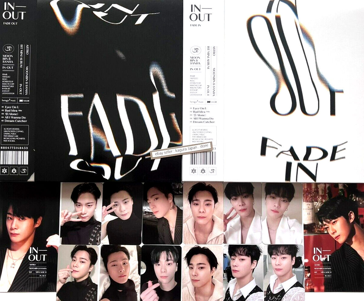 K-POP・アジア ASTRO IN-OUT FADE IN/OUT ASTRO Moonbin & Sanha IN OUT FADE OUT FADE IN 2 Album Photocard