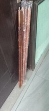 Set of 4 New Designer Solid Only Wooden Walking Shaft Stick Cane Antique Decor