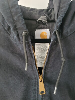 Carhartt Hooded Men's Quilt Lined Jacket XL TALL Ranch