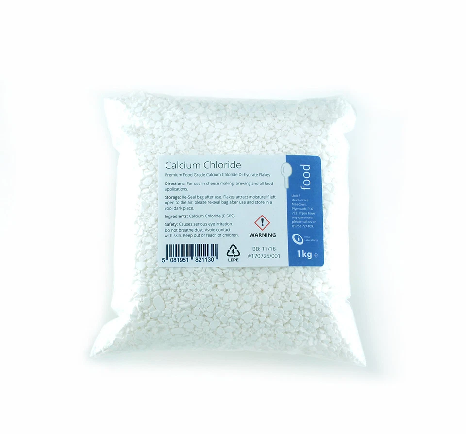 INTRALABS CALCIUM CHLORIDE - Dihydrate Flake Food Grade CaCl2