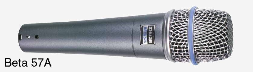 Shure Beta 57A Supercardioid Dynamic Instrument Microphone.U.S Authorized  Dealer