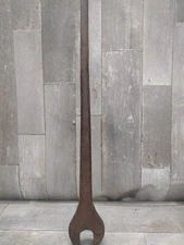 Vtg HUBBARD HUGE RAILROAD SPUD METAL WORKER WRENCH 31" Read Description 