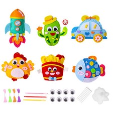 Sewing Kit for Kids Learn to Sew DIY Craft Doll Making Art Kit