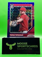 2024 Donruss Optic Baseball Nolan Schanuel Blue Velocity