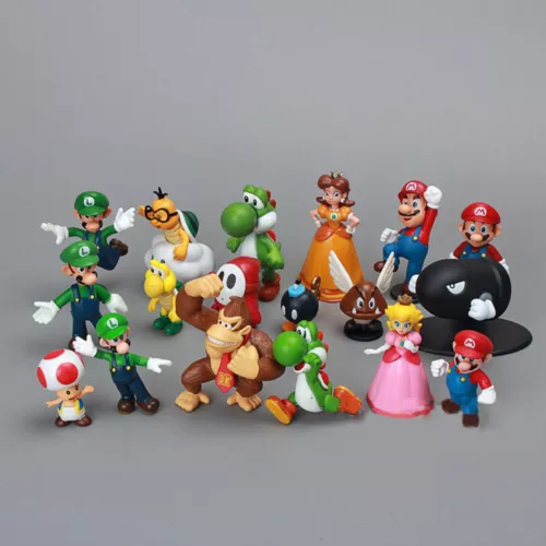 Super Mario Bros 6 cm 6/18spk Set Puppen Action-figur Modell Kinderspielzeug - Bild 6 von 10
