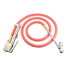 (1) MILTON 553 TRUCK TIRE INFLATOR GAUGE, Dual Lock on Chuck, 5' Hose,10-160 PSI