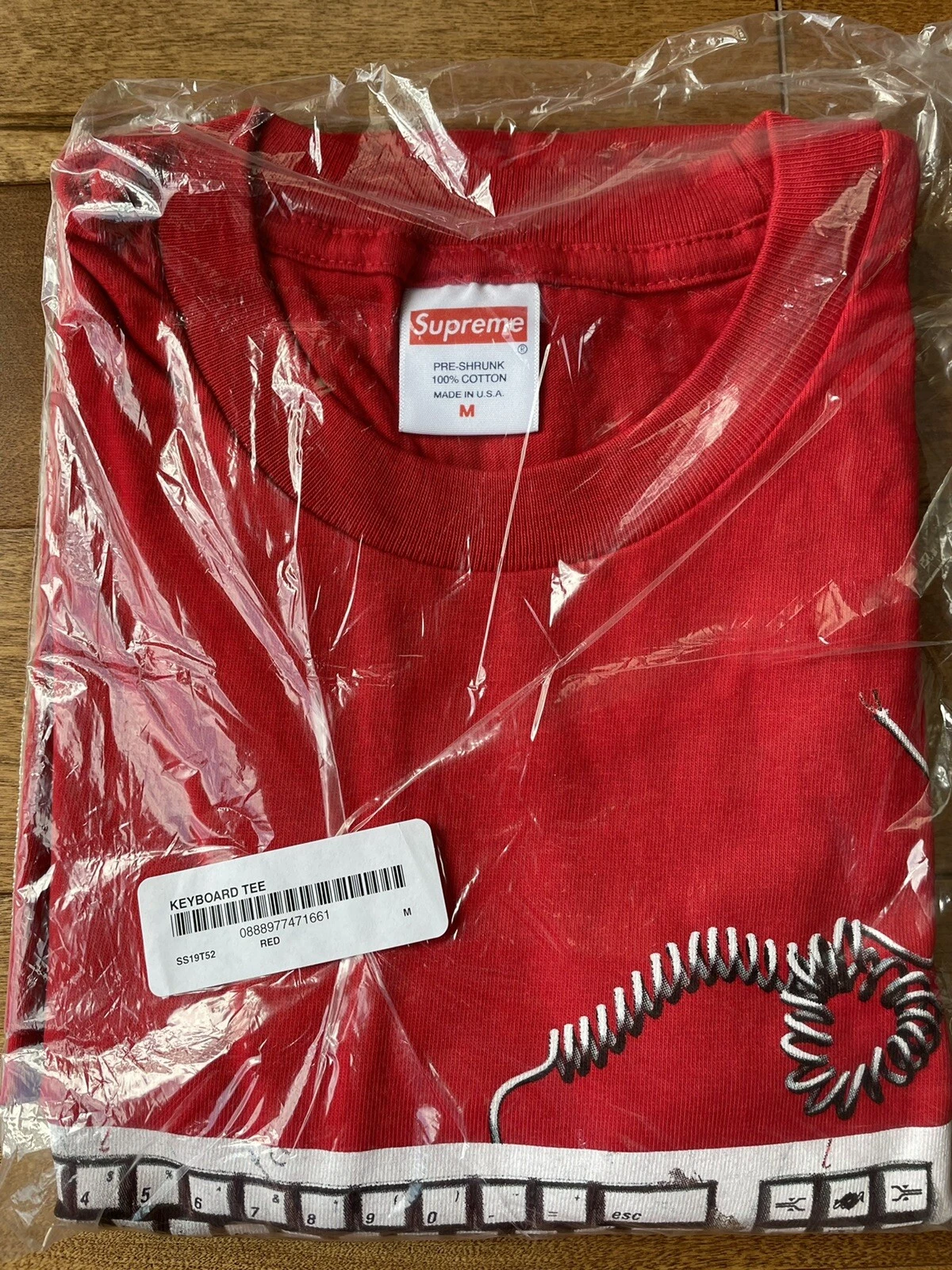 Clavier Supreme Tee Rouge Medium