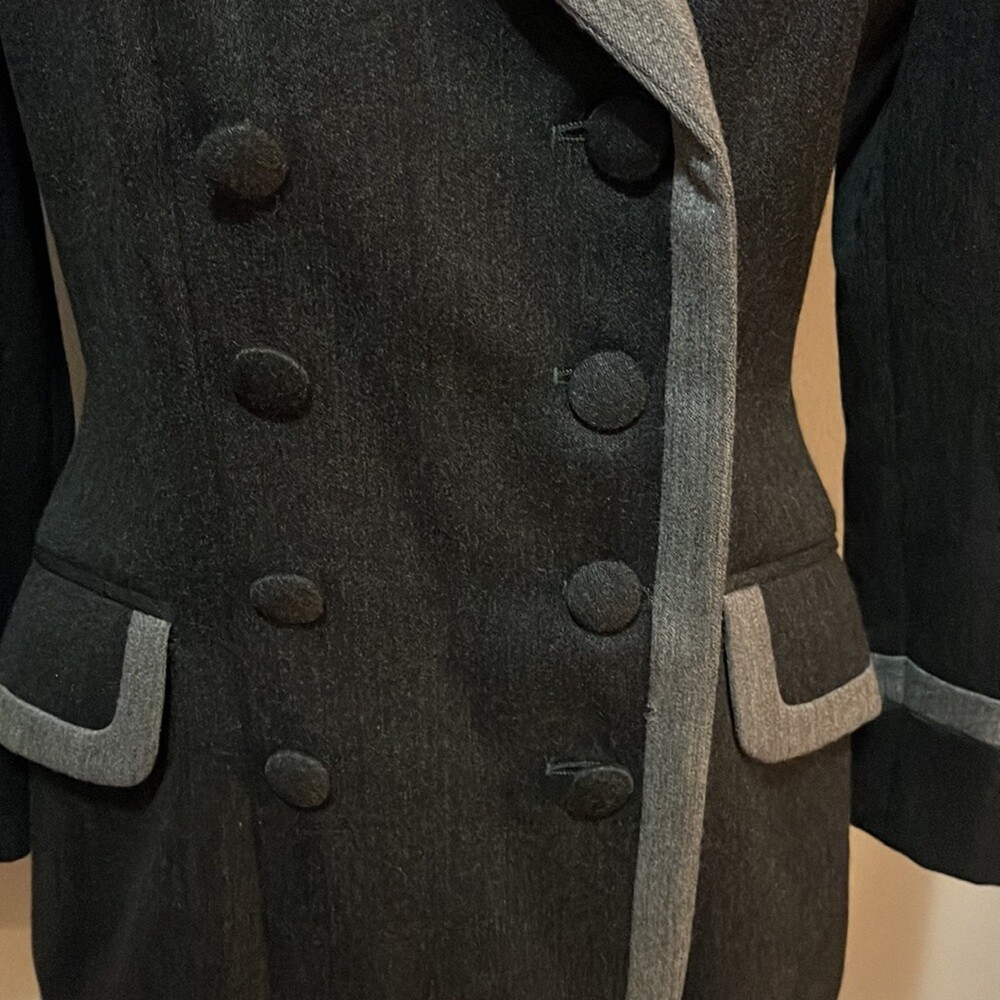 Moschino Cheap Chic Gray Wool Double Breasted Jac… - image 3