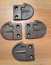 Large Iron Thumb Latch Door Jam Strike Hardware