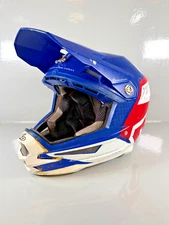 6D ATR-1 Helmet Red White Blue Youth Small YS MX ATV UTV Kids Motocross Moto ODS