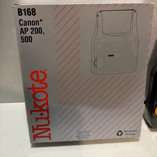 NU-KOTE B168 Typewriter Correctable Ribbon Cassette For Canon AP 200 500 AP-11 - Picture 2 of 4