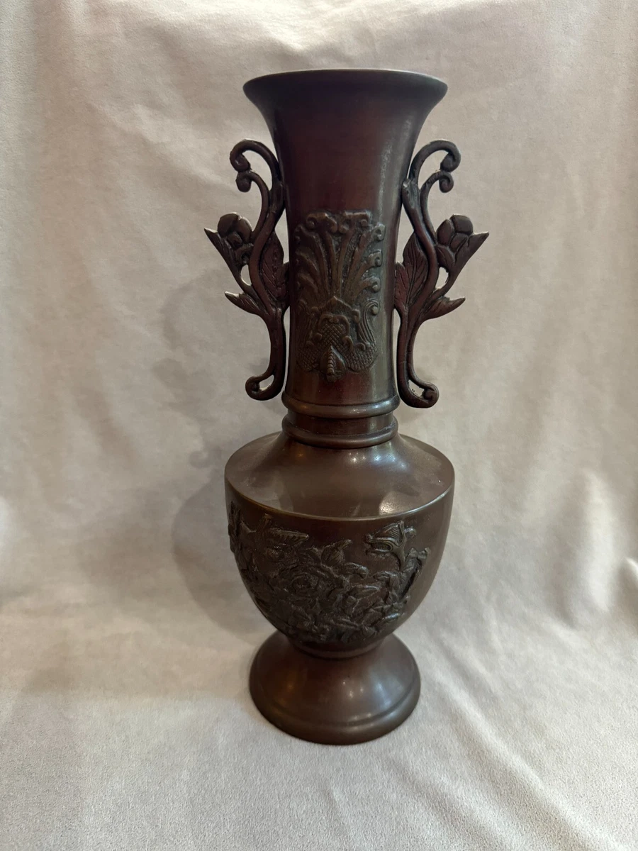 青铜日本花瓶1850-1899 | eBay