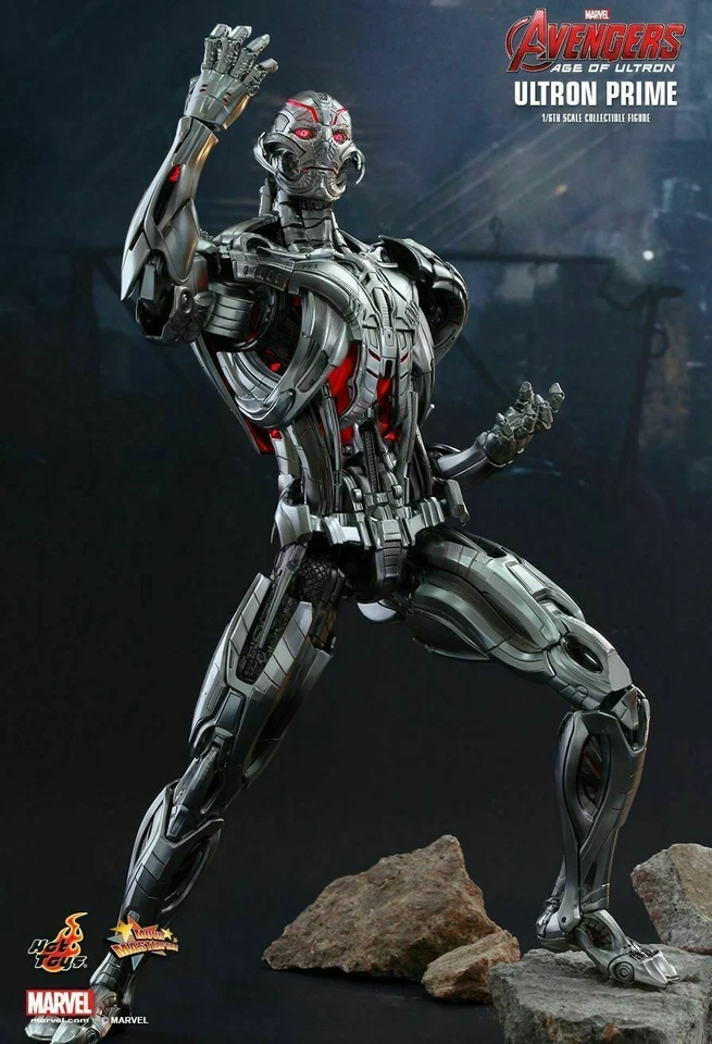 New 1/6 HOT TOYS MMS284 MARVEL AVENGERS ULTRON PRIME 16" figure INSTOCK - Image 3 of 4