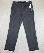 Lauren Ralph Lauren UltraFlex Dress Pants Mens 34x32 Gray Classic Fit Stretch