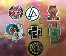 Rock Music Stickers Lot Of 7 - New