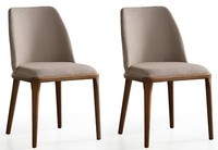 Set Aus 2 Komfortablen StüHlen Mit Elegantem, Modernem Design