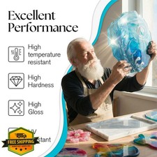 UncleResin 64oz Epoxy Resin Kit 1:1 Casting Art Crafts